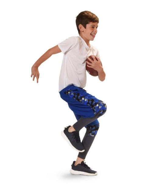 Legacy Sheggings- Blue Shorts & Full Length Charcoal Leggings