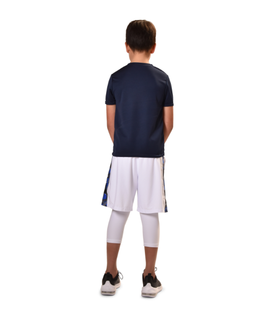 Sprint Sheggings- White Shorts & White 3/4- Length Leggings