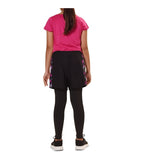 Dash Sheggings- Black/Pink Shorts & Black Full Length Leggings