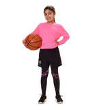 Dash Sheggings- Black/Pink Shorts & Black Full Length Leggings