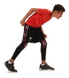 Legacy Sheggings- Black/Red Shorts & Black Full Length Leggings